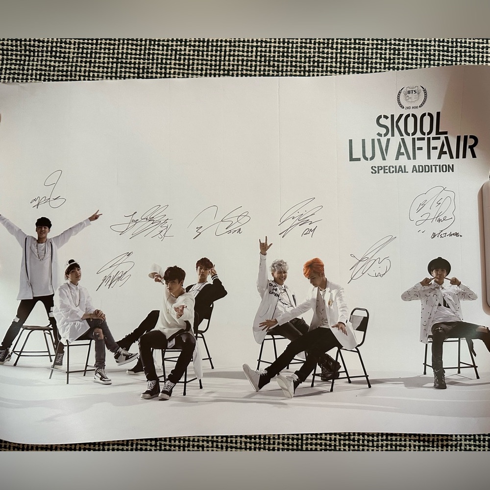 Official BTS Skool Luv Affair Special Addition Album Rolled Poster
